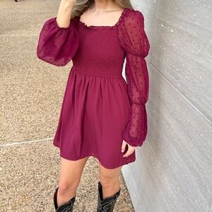 Perfect Burgundy / Maroon Dress